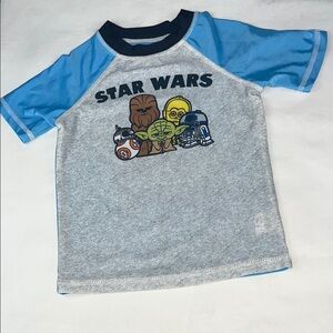 Star Wars Kids Long Sleeve Shirt - Blue and Gray